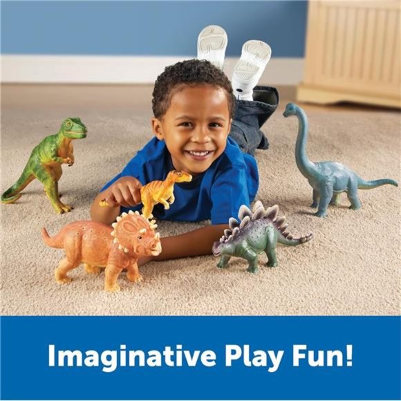 Learning Resources Jumbo Dinosaurs - Toddler Learning Toys, Dinosaurs Toys - Picture 6 of 6